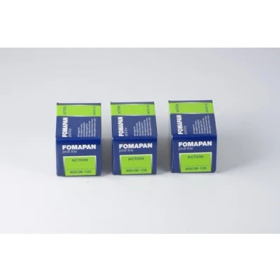 Abbildung von Foma 3er Pack FOMAPAN Action 400 135/36 SCHWARZ/WEIß Kleinbildfilm, FO11502 3