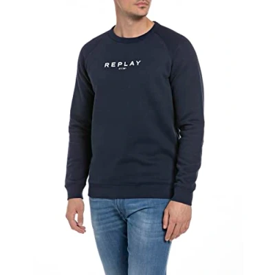 Abbildung von Replay Sweatshirt, Herren, Größe: Large, Blue