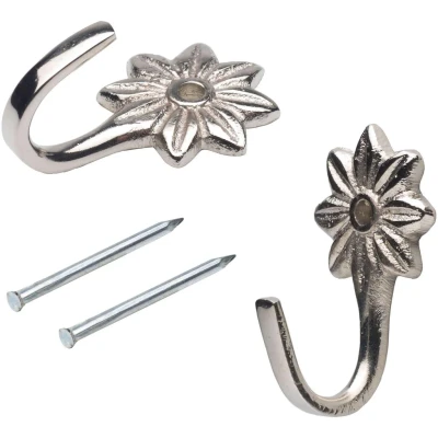 Abbildung von Raffhaken Sternchen, Liedeco, Gardinen, (Set, 2 tlg), für Seitenschals, Gardinen