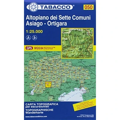 Abbildung von Tabacco topographische Wanderkarte Altopiano (Carte topografiche per escursionisti, Band 50)
