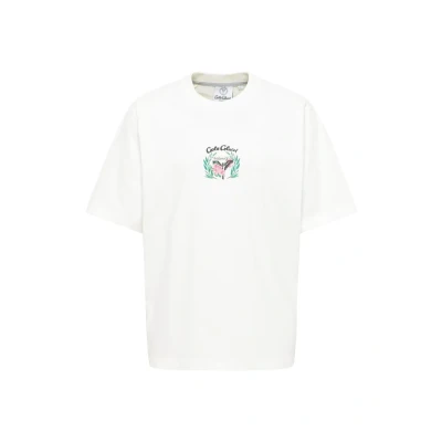 Abbildung von Carlo Colucci MIT BACK CASA Egger Tshirt print, Größe: 3XL, Weiß