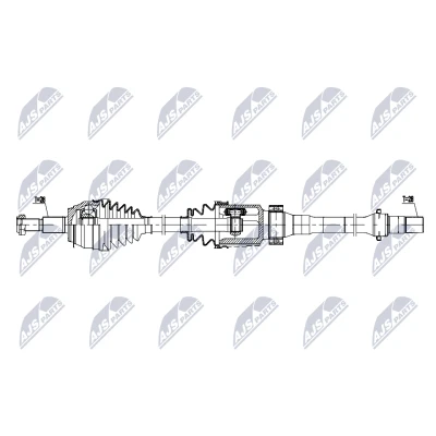 Abbildung von Antriebswelle NTY NPW MZ 102