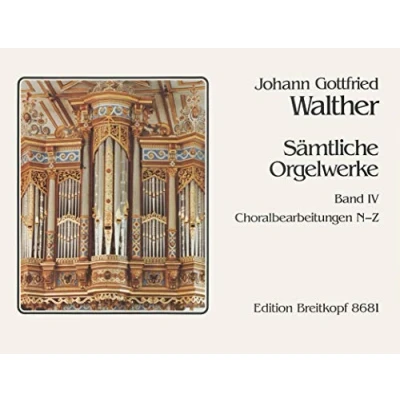 Abbildung von Sämtliche Orgelwerke Band 4: Choralbearbeitungenfür Orgel N Z Breitkopf Urtext (EB 8681)