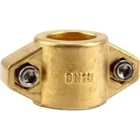Abbildung von Messing Klemmschale für 19mm (3/4&quot;) Schläuche, Halterung