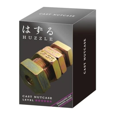 Abbildung von Hanayama Spiel HUZZLE CAST NUTCASE, Knobelspiel, Metallpuzzle