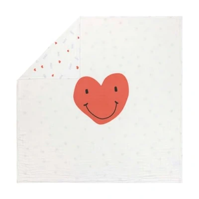 Abbildung von LÄSSIG Babydecke Wickeldecke Kuscheldecke kuschelig weich atmungsaktiv/Heavenly Soft BlanketHappy Rascals Heart