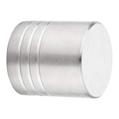Abbildung von SO TECH® Möbelknopf BRISTOL Ø 15 30 mm Edelstahl gebürstet, modern Knopf Knauf incl. Schraube