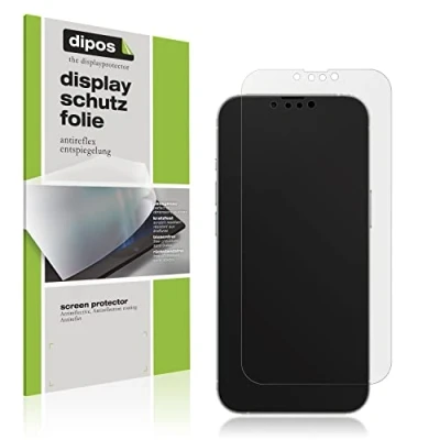 Abbildung von dipos I Schutzfolie matt kompatibel mit Apple iPhone 14 Plus Displayschutz Folie