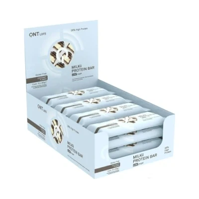 Abbildung von QNT LIIFE Milkii Protein Bar Zuckerarm Kokosnussflocken 12 x 60g