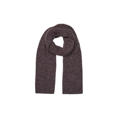 Abbildung von VERO MODA Damen Vmgila Rib Scarf Noos Schal, Plum Perfect/Detail:Black Melange, ONE Size