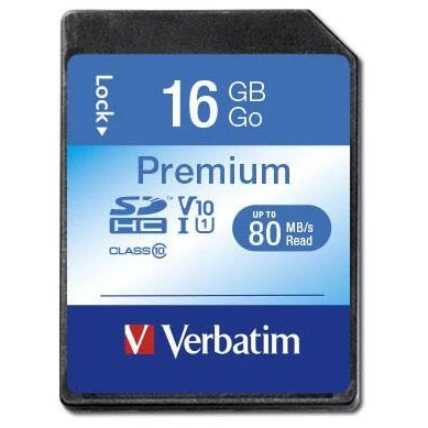 Abbildung von Verbatim Speicherkarte SDHC Card 16GB