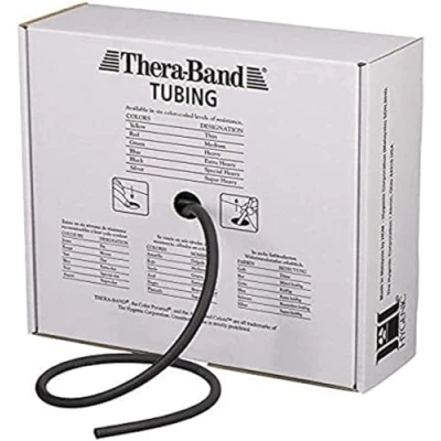 Abbildung von TheraBand Widerstandstrainer Tubing 30,50 m m, Schwarz Extra schwer, Onesize