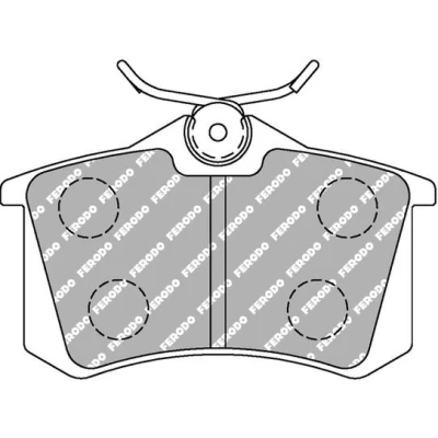 Abbildung von FERODO RACING FCP541R Bremsbelagsatz AUDI: A4 B7 Avant, A6 C5 B6 VOLKSWAGEN: GOLF 3, 2, Passat B3/B4 Variant