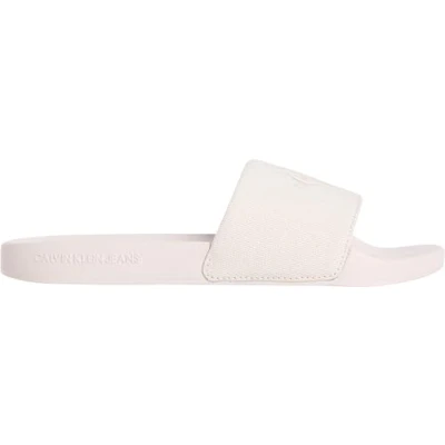 Abbildung von Calvin Klein Jeans Slide Monogram Pantolette flach, Damen, Größe: 37, Triple whisper pink Schuhe