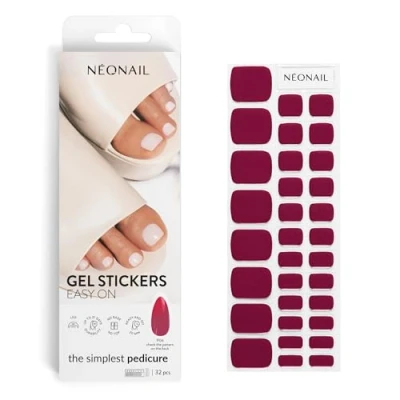 Abbildung von NEONAIL Nagelfolie UV Härtend Gel Stickers Easy On Strips Fingernägel zum Aufkleben Nagelsticker Nagellackstreifen Nagelaufkleber Aufkleber Nägel P06