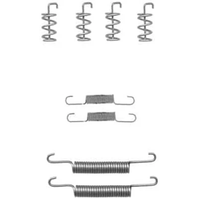 Abbildung von HELLA 8DZ 355 201 841 Zubehörsatz, Feststellbremsbacken VOLVO: V70 2, S60 I, XC70 I Cross Country