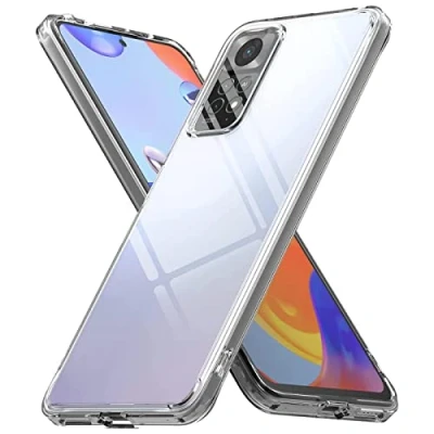 Abbildung von Verco Handyhülle für Xiaomi Redmi Note 11 Pro Case, 5G Handy Cover 4G /5G Hülle Transparent Dünn Klar Silikon, durchsichtig