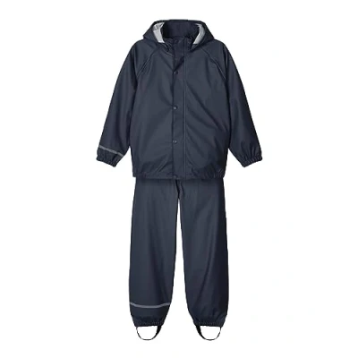 Abbildung von Name it Nkndry RAIN Unisex SET Regenjacke / wasserabweisende Jacke für Kinder, Größe: 116, Dark sapphire