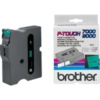 Abbildung von Brother TX 751 (24 mm) Schwarz bis grün Tape
