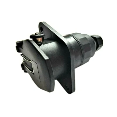 Abbildung von MelTruck® Steckdose EBS 24V 7 polig LKW mit Schraubanschluss Dose Anhänger