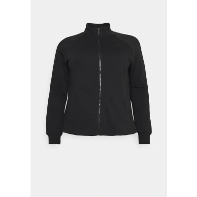 Abbildung von ONLY Play Onpmelina ZIP Curvy Sweatjacke, Damen, Größe: 44/46, Black