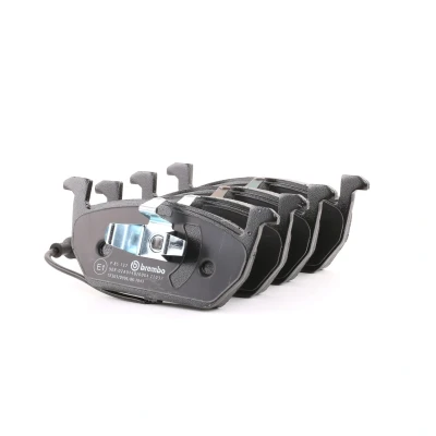 Abbildung von BREMBO P 85 137 Bremsbelagsatz PRIME LINE Ring inkl. Verschleißwarnkontakt mit Kolbenclip ohne Zubehör VOLKSWAGEN: Golf 7 Schrägheck, Variant