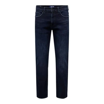 Abbildung von Only &amp; Sons Onsweft Jeans Slim Fit, Herren, Größe: 38x34, Blue black denim