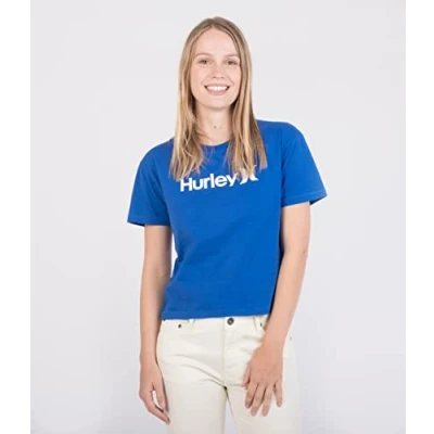 Abbildung von Hurley Damen W Oceancare O&amp;o Ss Tee T Shirt, blau (Dazzling Blue), S
