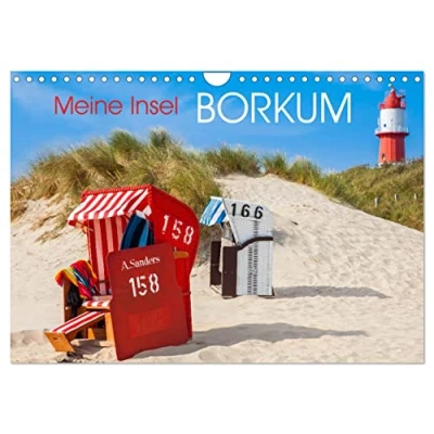 Abbildung von Meine Insel Borkum (Wandkalender 2025 DIN A4 quer), CALVENDO Monatskalender