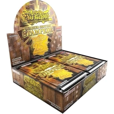 Abbildung von Konami Sammelkarte Yu Gi Oh! Quarter Century Stampede Booster Display deutsch