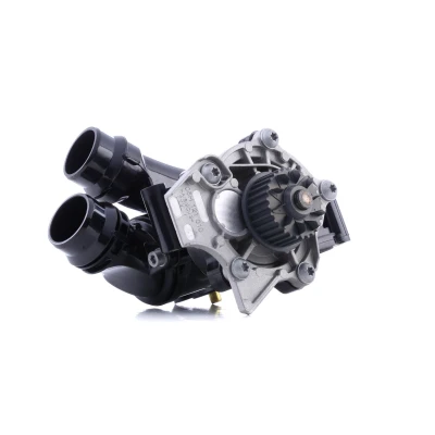 Abbildung von PIERBURG 7.07152.35.0 Wasserpumpe mit Temperaturgeber, Dichtung Thermostat, Kühlmittelregler mechanisch VOLKSWAGEN: GOLF 6, Tiguan I