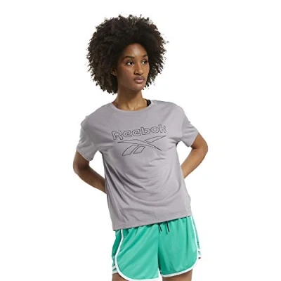 Abbildung von Reebok Wor Sup Bl Tee Damen T Shirt, Damen, Unterhemd, FU2312, Orange (hivior), XXS