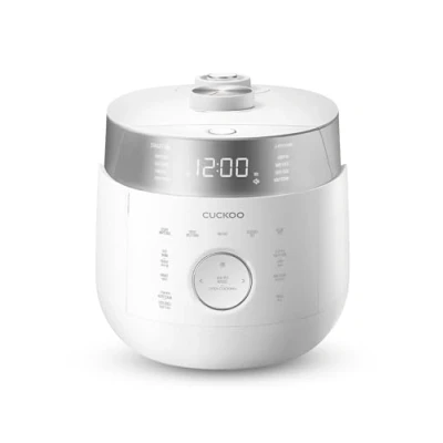 Abbildung von Cuckoo CRP LHTR1009F, Weiß, 1,8 l, Tasten, Drehregler, Berührung, Edelstahl, 1305 W, 120 V