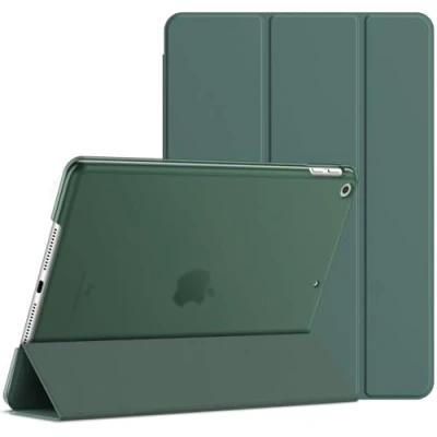 Abbildung von JETech Hülle für iPad 9 8 7 (10,2 Zoll, Modell 2021 2020 2019, 9. 8. 7. Generation), Auto Schlafen Wachen (Misty Blau)