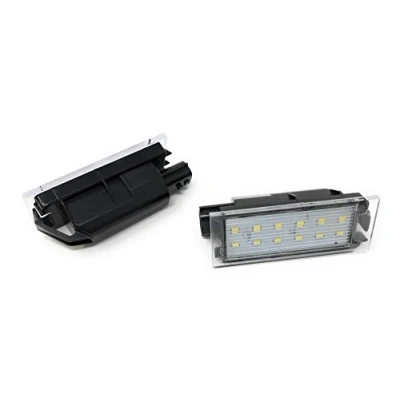 Abbildung von KFZTEILESCHNELLVERSAND24 Led Kennzeichenbeleuchtung kompatibel für Renault Twingo II Megane + III Clio Laguna
