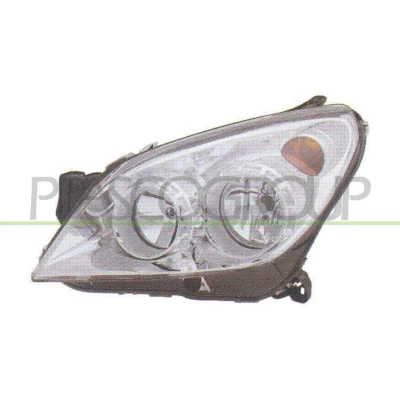 Abbildung von PRASCO OP4144903 Scheinwerfer rechts H7, H1 OPEL: Astra H Caravan, Schrägheck, GTC