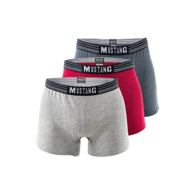 Abbildung von MUSTANG 3 Pack Briefs Single Jersey Raspberry Size M
