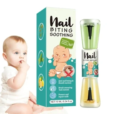 Abbildung von Stoppen Sie Das Nägelkauen Für Kinder Und Erwachsene Die Abschreckende Nagellackbehandlung Bitteres Nagelwasser Natürlicher Nagellack Gegen Nagelkauen, Verhindert Daumenlutschen