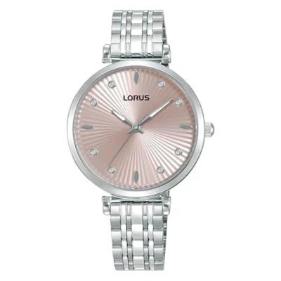 Abbildung von Lorus Damen Analog Quarz Uhr mit Edelstahl Armband RG259XX9