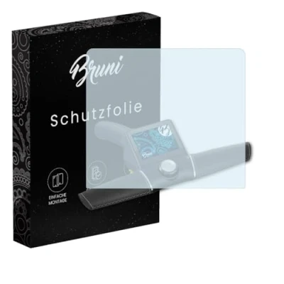 Abbildung von Bruni Schutzfolie kompatibel mit Motocaddy M TECH GPS Folie, glasklare Displayschutzfolie (2X)