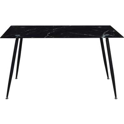 Abbildung von Home affaire Glastisch &quot;Julia&quot;, Breite 140 cm, in Marmor Optik
