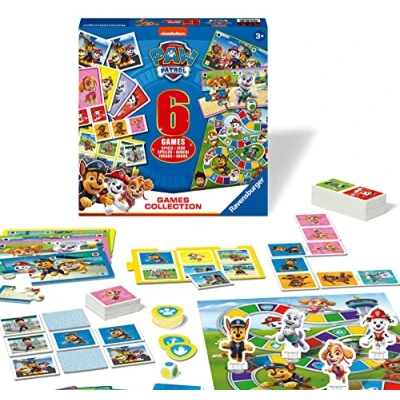 Abbildung von Paw Patrol Spiel, Spielesammlung Spiele Box 6 in 1 Ravensburger