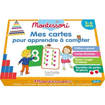 Abbildung von Montessori Mes cartes pour apprendre à compter 3 6 ans
