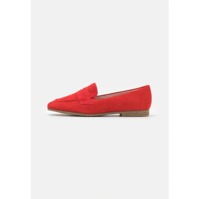 Abbildung von Tamaris Slipper, Damen, Größe: 38, Flame Veloursleder