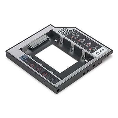 Abbildung von DIGITUS SSD/HDD Einbaurahmen für CD/DVD/Blu ray Laufwerksschacht Laptops 2,5&quot; SATA auf III 12,7 mm Bauhöhe 6 Gbit/s