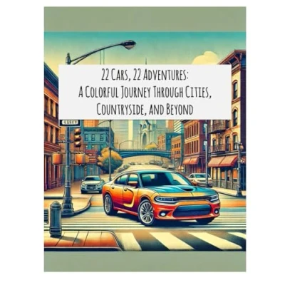 Abbildung von 22 Cars, Adventures: A Colorful Journey Through Cities, Countryside, and Beyond