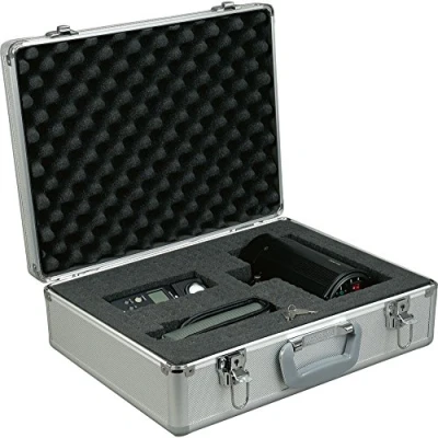 Abbildung von ALUMAXX 45138 Multifunktionskoffer STRATOS IV, Piloten Koffer Aluminium, Aktenkoffer Alu, Fotokoffer mit Polsterschaum, Pilotenkoffer ca. 47 cm, Silber, 46,5 x 36,5 19 cm