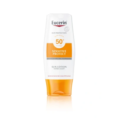 Abbildung von Eucerin Sonnenschutz SUN Sensitive Protect Lotion Extra LIG Sonnenschutz, Größe: 150 ml,