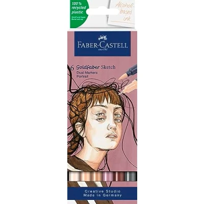 Abbildung von Sketchmarker FC Goldfaber etui, Portrait op alcoholbasis
