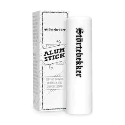 Abbildung von Störtebekker® Premium Alaunstift inkl. Rasur und Bartguide E Book Aftershave Blutstiller Beruhigt die Haut nach der wirkt antiseptisch Potassium Alum Block Alaunstick